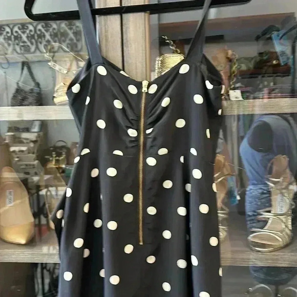 MARC BY MARC JACOBS "Hot Dot" Black and White Polka Dot Print Dress Size 2 - Picture 8 of 10